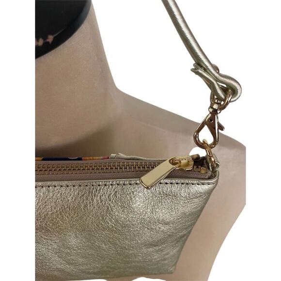 Tokyo Kimono Japanese Silk Leather one of a kind shoulder clutch purse - Picture 4 of 10